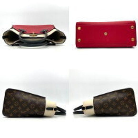 Louis Vuitton Monogram On My Side Shoulder Bag Red - Picture 3 of 6